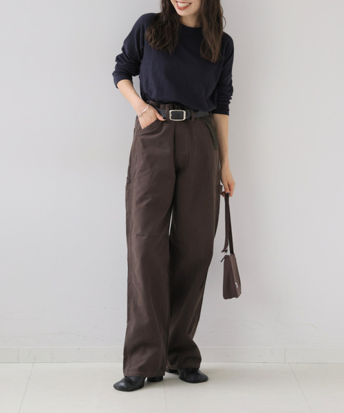 OUTDOOR PRODUCTS(アウトドアプロダクツ)の「Lee ex PAINTER DENIM セットアップ対応(デニムパンツ・レディース・ブラック/ブラウン・40/38/36)」の22枚目の写真