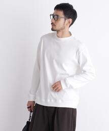 「FORMAL JERSEY」モックネックカットソー長袖