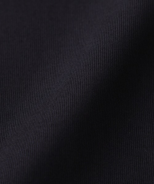 NANO universe(ナノユニバース)の「「FORMAL JERSEY」モックネックカットソー長袖(Tシャツ/カットソー・メンズ・ホワイト/ブラック/ブラウン・L/M/S)」の5枚目の写真