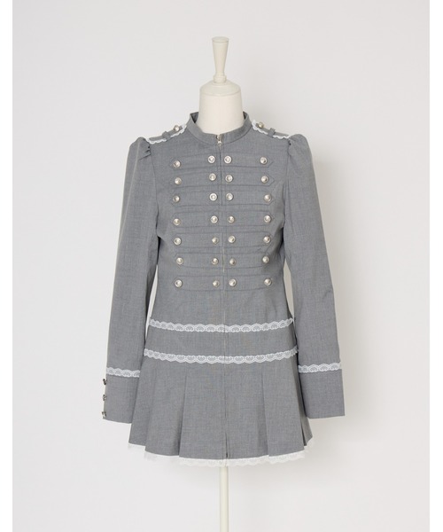 Fiorforte(フィオルフォルテ)の「napoleon jacket onepiece(ワンピース・レディース・グレー/ピンク・FREE)」の15枚目の写真