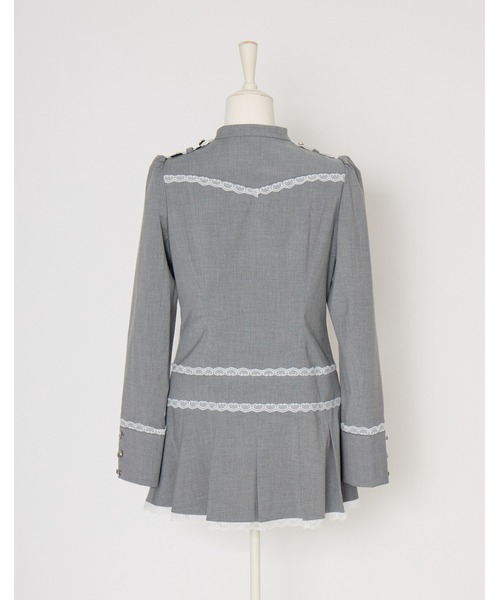 Fiorforte(フィオルフォルテ)の「napoleon jacket onepiece(ワンピース・レディース・グレー/ピンク・FREE)」の17枚目の写真