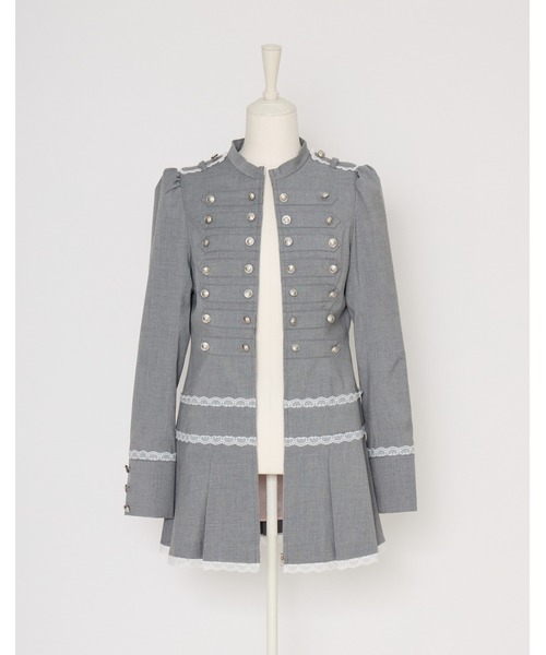 Fiorforte(フィオルフォルテ)の「napoleon jacket onepiece(ワンピース・レディース・グレー/ピンク・FREE)」の22枚目の写真