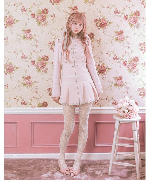 Fiorforte(フィオルフォルテ)の「napoleon jacket onepiece(ワンピース・レディース・グレー/ピンク・FREE)」の10枚目の写真