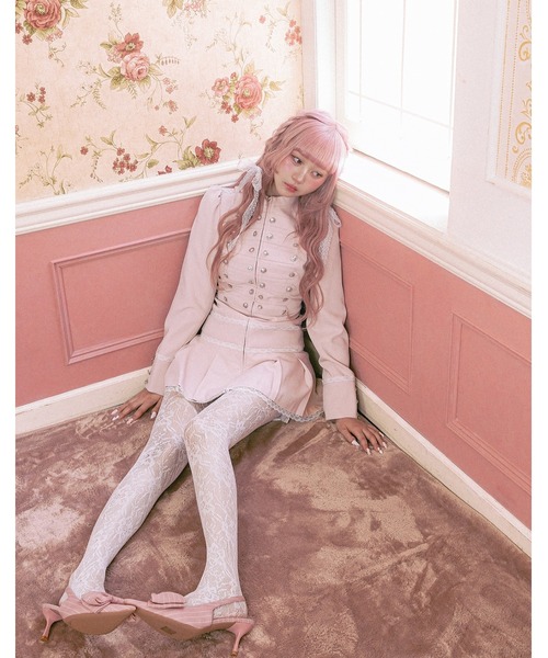 Fiorforte(フィオルフォルテ)の「napoleon jacket onepiece(ワンピース・レディース・グレー/ピンク・FREE)」の6枚目の写真