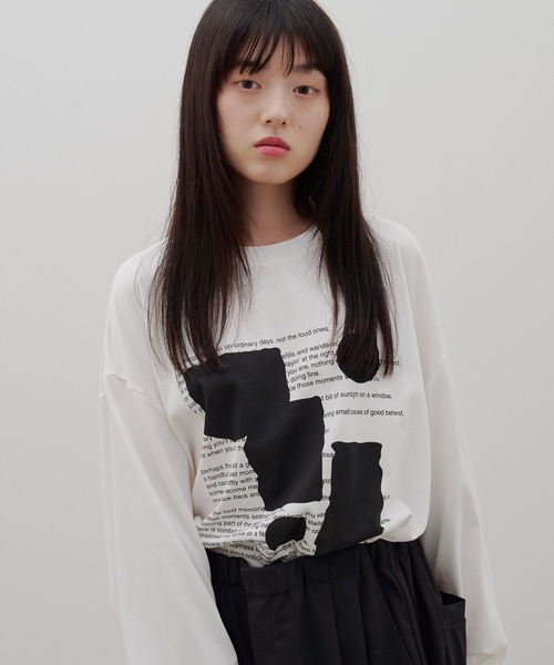 LOWRYS FARM（ローリーズファーム）の「【LFM(U)】アートグラフィックＴロングスリーブ　 1077789（Tシャツ/カットソー・メンズ・ブラック/グレー/ホワイト・MEDIUM/LARGE）」の8枚目の写真