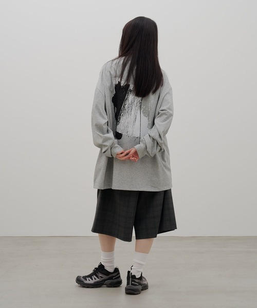 LOWRYS FARM（ローリーズファーム）の「【LFM(U)】アートグラフィックＴロングスリーブ　 1077789（Tシャツ/カットソー・メンズ・ブラック/グレー/ホワイト・MEDIUM/LARGE）」の13枚目の写真