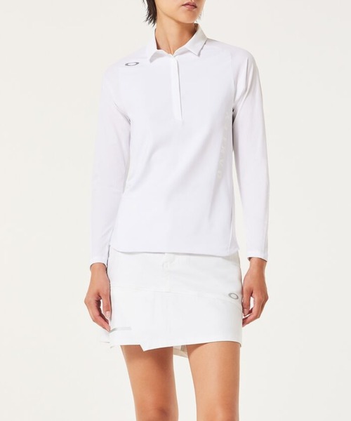 OAKLEY(オークリー)の「【最新】 オークリー ELEVATE IDEALLY LS SHIRT/ポロシャツ/ゴルフ/レディース/OAKLEY(ポロシャツ・レディース・ホワイト・XS/S/M)」の9枚目の写真