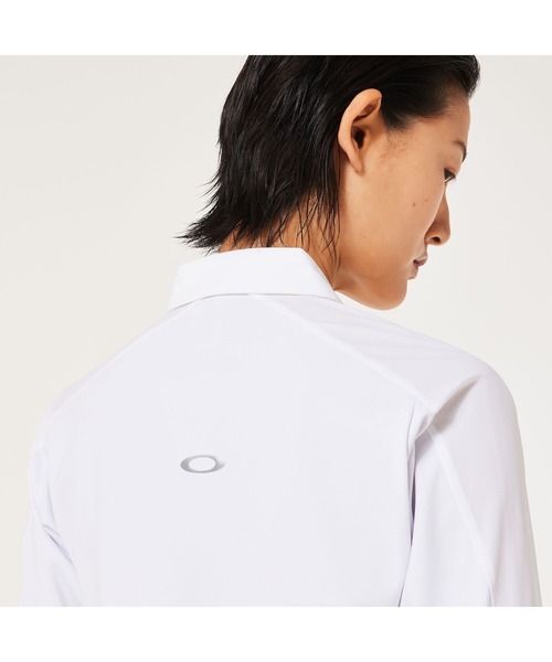 OAKLEY(オークリー)の「【最新】 オークリー ELEVATE IDEALLY LS SHIRT/ポロシャツ/ゴルフ/レディース/OAKLEY(ポロシャツ・レディース・ホワイト・XS/S/M)」の4枚目の写真