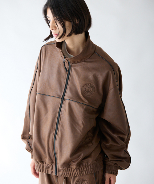 PARIS SAINT-GERMAIN(パリサンジェルマン)の「【Paris Saint-Germain 】 JP PIPING TOP Synthetic Leather(その他アウター・メンズ・ブラウン/ブラック・SMALL/MEDIUM/LARGE/X-LARGE)」の22枚目の写真