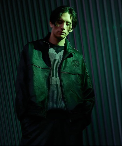 PARIS SAINT-GERMAIN(パリサンジェルマン)の「【Paris Saint-Germain 】 JP PIPING TOP Synthetic Leather(その他アウター・メンズ・ブラウン/ブラック・SMALL/MEDIUM/LARGE/X-LARGE)」の11枚目の写真