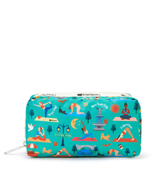 RECTANGULAR COSMETIC レッツドゥーヨガ（ポーチ）｜LeSportsac