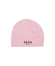 MSGM KIDS（エムエスジーエムキッズ）の「MSGM KIDS ブラッシュロゴ コットンビーニー（ニットキャップ/ビーニー）」