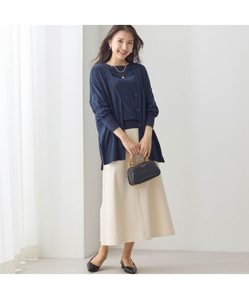 StyleNote(スタイルノート)の「制服のように着られるオフィスニット【乾燥機OK】(ニット/セーター・レディース・ブラック/ネイビー/グレー/モカ・L/M/S)」の13枚目の写真