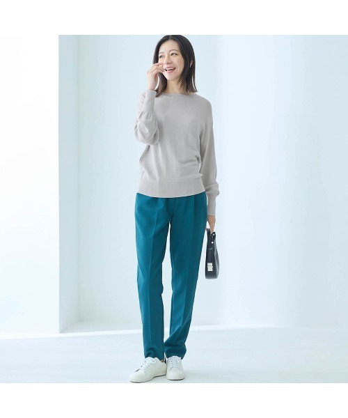 StyleNote(スタイルノート)の「制服のように着られるオフィスニット【乾燥機OK】(ニット/セーター・レディース・ブラック/ネイビー/グレー/モカ・L/M/S)」の14枚目の写真