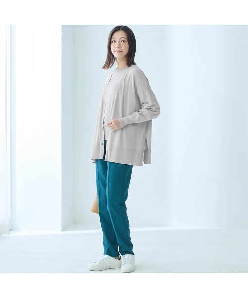 StyleNote(スタイルノート)の「制服のように着られるオフィスニット【乾燥機OK】(ニット/セーター・レディース・ブラック/ネイビー/グレー/モカ・L/M/S)」の15枚目の写真