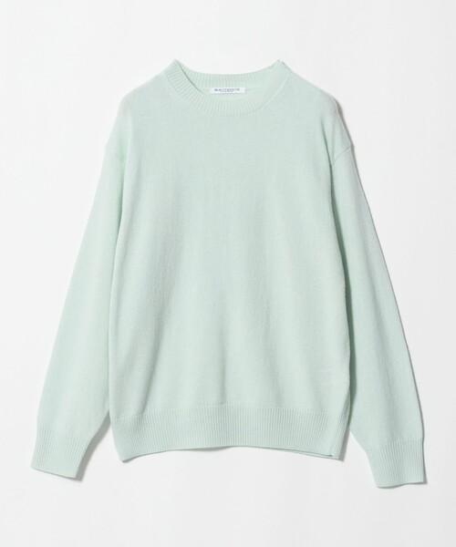BEAUTY&YOUTH UNITED ARROWS(ビューティーアンドユースユナイテッドアローズ)の「ウールカシミヤ天竺 クルーネック ニットプルオーバー ウォッシャブル(ニット/セーター・レディース・ピンク/ライム/ベージュ/ブラック・FREE)」の1枚目の写真