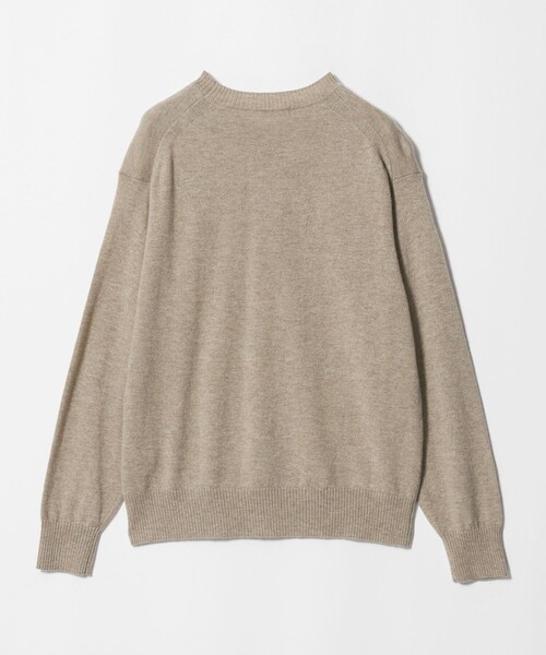 BEAUTY&YOUTH UNITED ARROWS(ビューティーアンドユースユナイテッドアローズ)の「ウールカシミヤ天竺 クルーネック ニットプルオーバー ウォッシャブル(ニット/セーター・レディース・ピンク/ライム/ベージュ/ブラック・FREE)」の5枚目の写真