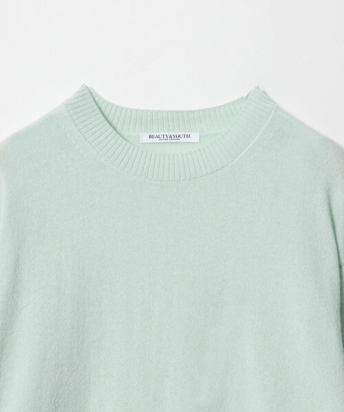 BEAUTY&YOUTH UNITED ARROWS(ビューティーアンドユースユナイテッドアローズ)の「ウールカシミヤ天竺 クルーネック ニットプルオーバー ウォッシャブル(ニット/セーター・レディース・ピンク/ライム/ベージュ/ブラック・FREE)」の11枚目の写真