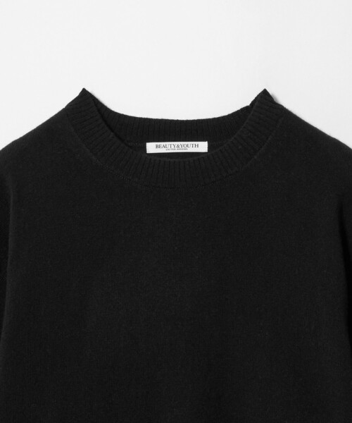 BEAUTY&YOUTH UNITED ARROWS(ビューティーアンドユースユナイテッドアローズ)の「ウールカシミヤ天竺 クルーネック ニットプルオーバー ウォッシャブル(ニット/セーター・レディース・ピンク/ライム/ベージュ/ブラック・FREE)」の13枚目の写真