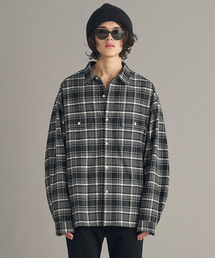 VICTIM ヴィクティム / BIG CHECK SHIRT ビッグシルエットチェックシャツ / VTM-26-S-109