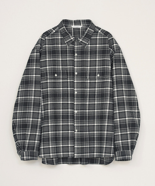 VICTIM（ヴィクティム）の「VICTIM ヴィクティム / BIG CHECK SHIRT ビッグシルエットチェックシャツ / VTM-26-S-109（シャツ/ブラウス・メンズ・ブラック/ネイビー・1/2/3）」の8枚目の写真