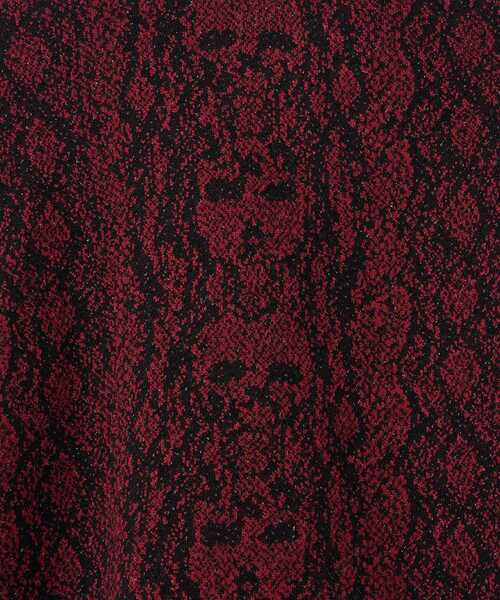 HYSTERIC GLAMOUR(ヒステリックグラマー)の「SKULL PYTHON柄 ジャンパー(その他アウター・レディース・チャコールグレー/ピンク系その他・FREE)」の4枚目の写真