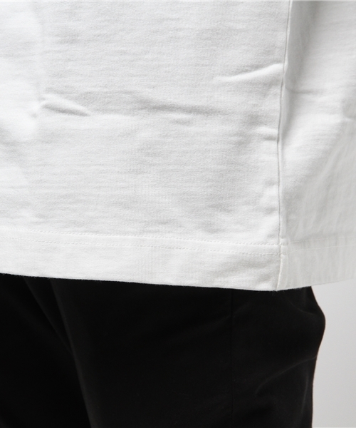 Lui's（ルイス）の「Lui's(ルイス) 空紡糸7分袖BIGTシャツ（Tシャツ/カットソー・メンズ・オフホワイト/ブラック/グレー・FREE）」の8枚目の写真