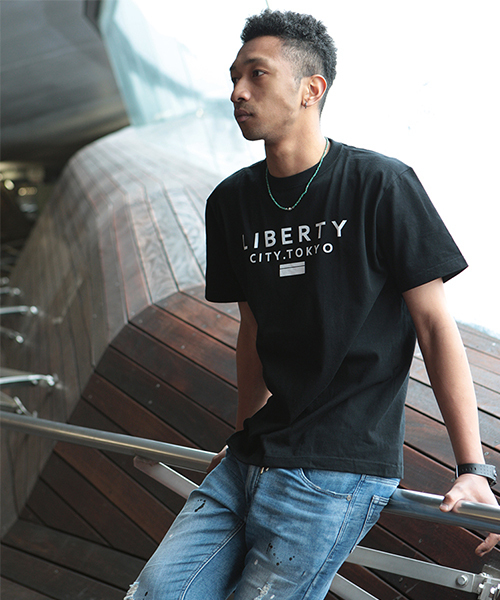 LIBERTY CITY（リバティシティ）の「【LIBERTY CITY/リバティーシティ】[LIBERTY CITY TOKYO] Tシャツ（Tシャツ/カットソー・メンズ・ブラック/ホワイト/グレー/イエロー/ブルー/ベージュ・2/3/1/4）」の12枚目の写真