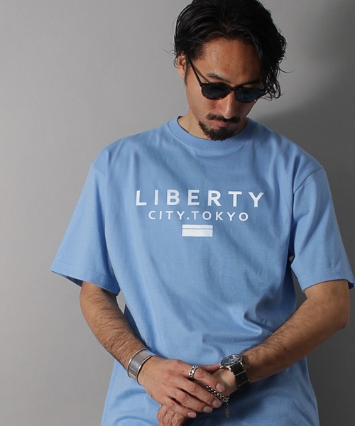 LIBERTY CITY（リバティシティ）の「【LIBERTY CITY/リバティーシティ】[LIBERTY CITY TOKYO] Tシャツ（Tシャツ/カットソー・メンズ・ブラック/ホワイト/グレー/イエロー/ブルー/ベージュ・2/3/1/4）」の5枚目の写真