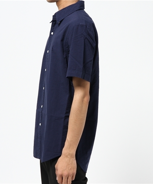 POLO RALPH LAUREN(ポロ ラルフ ローレン)の「スリム コットン シアサッカー シャツ(シャツ/ブラウス・メンズ・ネイビー/ホワイト・SMALL/LARGE/MEDIUM/X-LARGE/X-SMALL)」の3枚目の写真