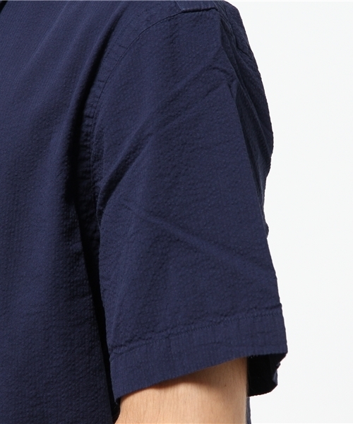 POLO RALPH LAUREN(ポロ ラルフ ローレン)の「スリム コットン シアサッカー シャツ(シャツ/ブラウス・メンズ・ネイビー/ホワイト・SMALL/LARGE/MEDIUM/X-LARGE/X-SMALL)」の6枚目の写真