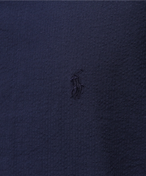 POLO RALPH LAUREN(ポロ ラルフ ローレン)の「スリム コットン シアサッカー シャツ(シャツ/ブラウス・メンズ・ネイビー/ホワイト・SMALL/LARGE/MEDIUM/X-LARGE/X-SMALL)」の7枚目の写真