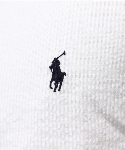 POLO RALPH LAUREN(ポロ ラルフ ローレン)の「スリム コットン シアサッカー シャツ(シャツ/ブラウス・メンズ・ネイビー/ホワイト・SMALL/LARGE/MEDIUM/X-LARGE/X-SMALL)」の10枚目の写真