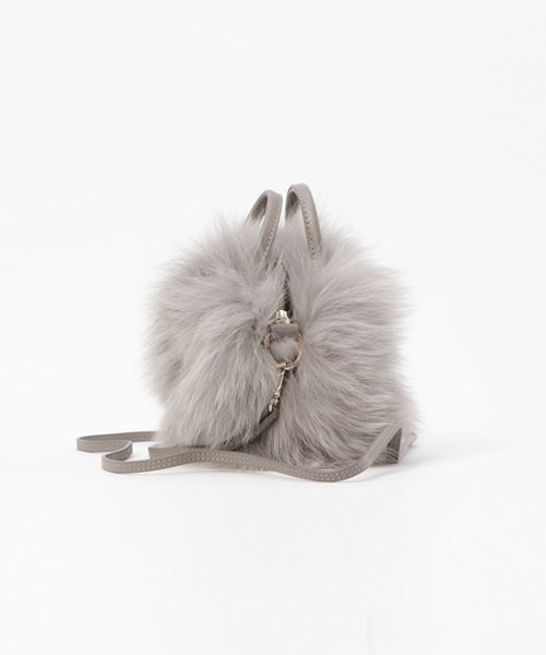 LOVELESS（ラブレス）の「【LOVELESS】WOMENS フォックスファーミニバッグ（ハンドバッグ・レディース・グレー・FREE）」の9枚目の写真