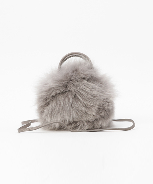 LOVELESS（ラブレス）の「【LOVELESS】WOMENS フォックスファーミニバッグ（ハンドバッグ・レディース・グレー・FREE）」の3枚目の写真