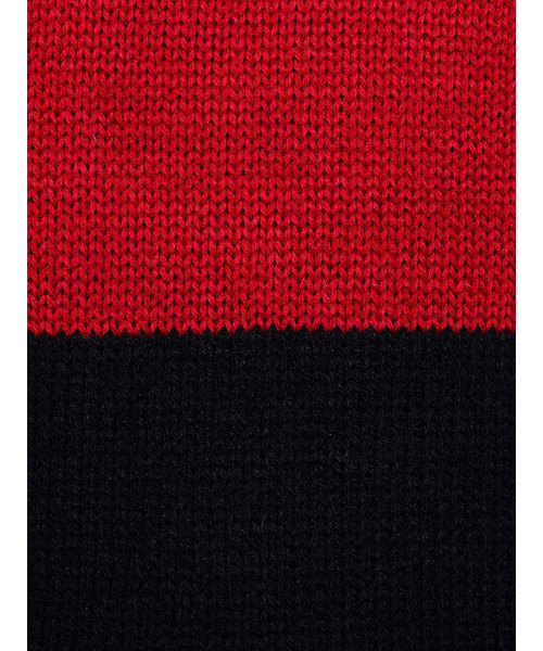 ８(eight)（エイト）の「ボーダー ニットセーター ざっくりニット ロック （ニット/セーター・メンズ・ホワイト×ブラック/ブラック×グレー/ブラック×レッド・MEDIUM/LARGE）」の9枚目の写真