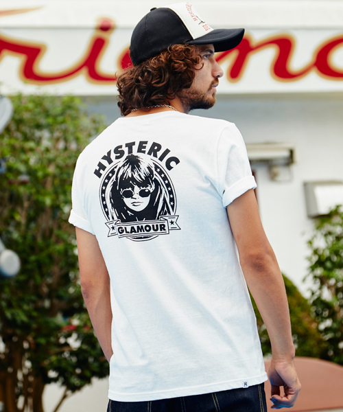 HYSTERIC GLAMOUR（ヒステリックグラマー）の「SECRET SERVICE pt ポケ付 T-SH（Tシャツ/カットソー・メンズ・ホワイト/インディゴブルー/トップグレー・SMALL/MEDIUM/LARGE/X-LARGE）」の5枚目の写真
