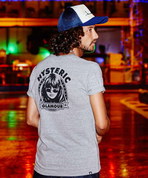 HYSTERIC GLAMOUR（ヒステリックグラマー）の「SECRET SERVICE pt ポケ付 T-SH（Tシャツ/カットソー・メンズ・ホワイト/インディゴブルー/トップグレー・SMALL/MEDIUM/LARGE/X-LARGE）」の9枚目の写真