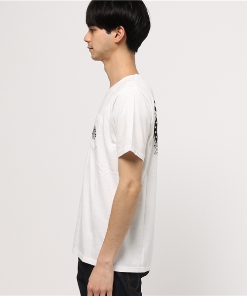 HYSTERIC GLAMOUR（ヒステリックグラマー）の「SECRET SERVICE pt ポケ付 T-SH（Tシャツ/カットソー・メンズ・ホワイト/インディゴブルー/トップグレー・SMALL/MEDIUM/LARGE/X-LARGE）」の15枚目の写真