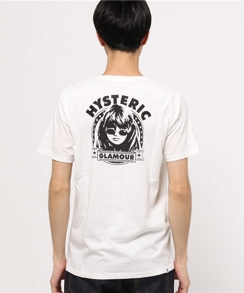 HYSTERIC GLAMOUR（ヒステリックグラマー）の「SECRET SERVICE pt ポケ付 T-SH（Tシャツ/カットソー・メンズ・ホワイト/インディゴブルー/トップグレー・SMALL/MEDIUM/LARGE/X-LARGE）」の16枚目の写真