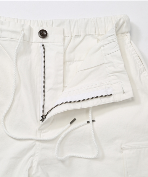 rovtski(ロフトスキー)の「ストレッチサテンカーゴクロップドパンツ(カーゴパンツ・メンズ・ベージュ/カーキ/ホワイト/ネイビー・MEDIUM/LARGE)」の13枚目の写真