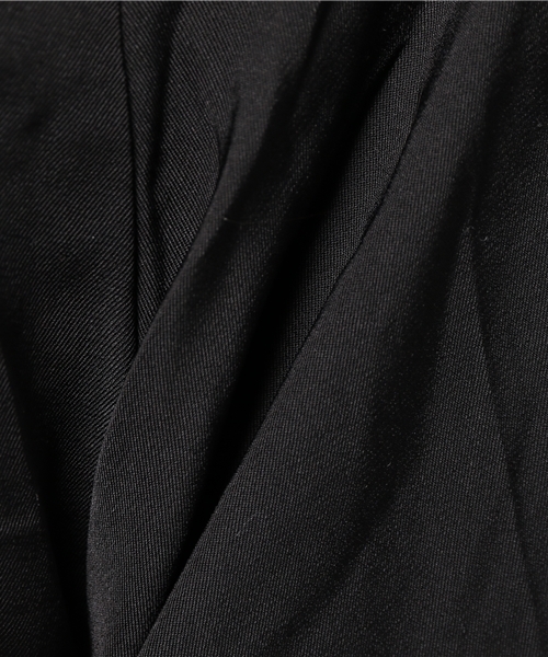 Re:EDIT（リエディ）の「アシンメトリーヘムフレアロングスカート（スカート・レディース・ブラック/ダークグリーン/カーキ/ブラウン/ボルドー/ベージュ/サックスブルー/シルバーグレー/レッド/ブルー/パープル/オレンジ/ラベンダー・MEDIUM/LARGE）」の20枚目の写真