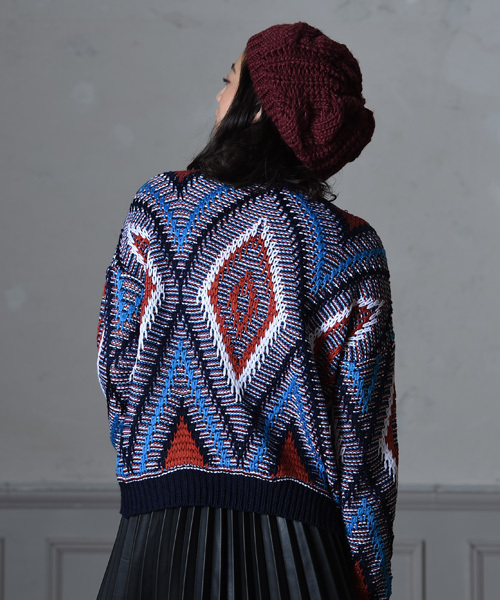 amorous insense（アモラスインセンス）の「フラァシィニットトップス（ニット/セーター・レディース・オレンジ・MEDIUM）」の3枚目の写真