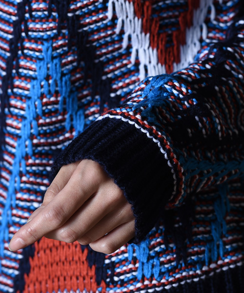 amorous insense（アモラスインセンス）の「フラァシィニットトップス（ニット/セーター・レディース・オレンジ・MEDIUM）」の5枚目の写真