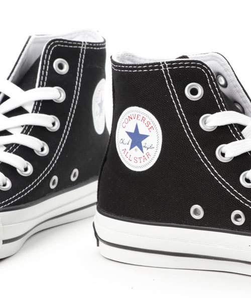 CONVERSE(コンバース)の「CONVERSE ALL STAR 100 COLORS HI BLACK/コンバースオールスター(スニーカー・レディース・ブラック・3.5/5.5/4.5/6/4/5)」の8枚目の写真