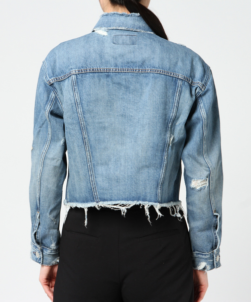 Denim & Supply Ralph Lauren（デニムアンドサプライラルフローレン）の「パッチド デニム ボーイフレンド ジャケット（デニムジャケット・レディース・ブルー系9・LARGE/X-SMALL/SMALL/MEDIUM）」の11枚目の写真
