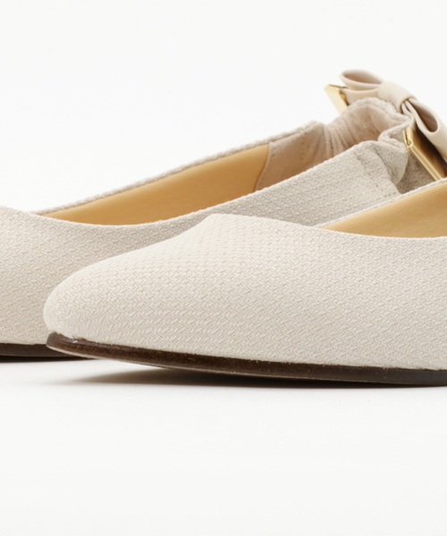 LE TALON（ルタロン）の「2cmポインテッドバックリボンフラット（その他シューズ・レディース・ネイビー/ブラック/アイボリー・38/37.5/36/37/36.5/35.5）」の8枚目の写真