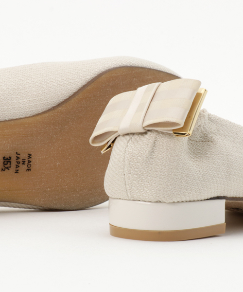 LE TALON（ルタロン）の「2cmポインテッドバックリボンフラット（その他シューズ・レディース・ネイビー/ブラック/アイボリー・38/37.5/36/37/36.5/35.5）」の10枚目の写真