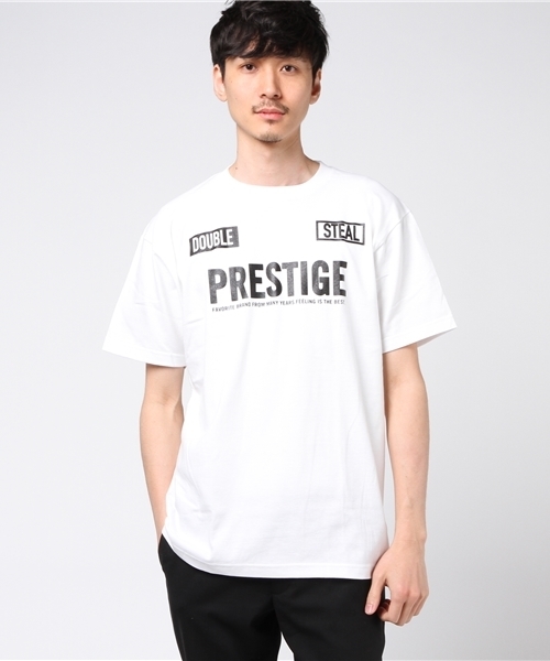 DOUBLE STEAL（ダブルスティール）の「STRONG LOGO Ｔシャツ（Tシャツ/カットソー・メンズ・ブラック/ホワイト・MEDIUM/LARGE/X-LARGE/XX-LARGE）」の13枚目の写真