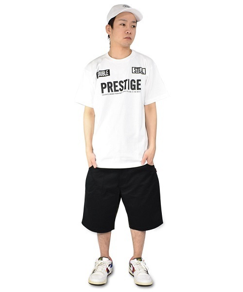 DOUBLE STEAL（ダブルスティール）の「STRONG LOGO Ｔシャツ（Tシャツ/カットソー・メンズ・ブラック/ホワイト・MEDIUM/LARGE/X-LARGE/XX-LARGE）」の10枚目の写真